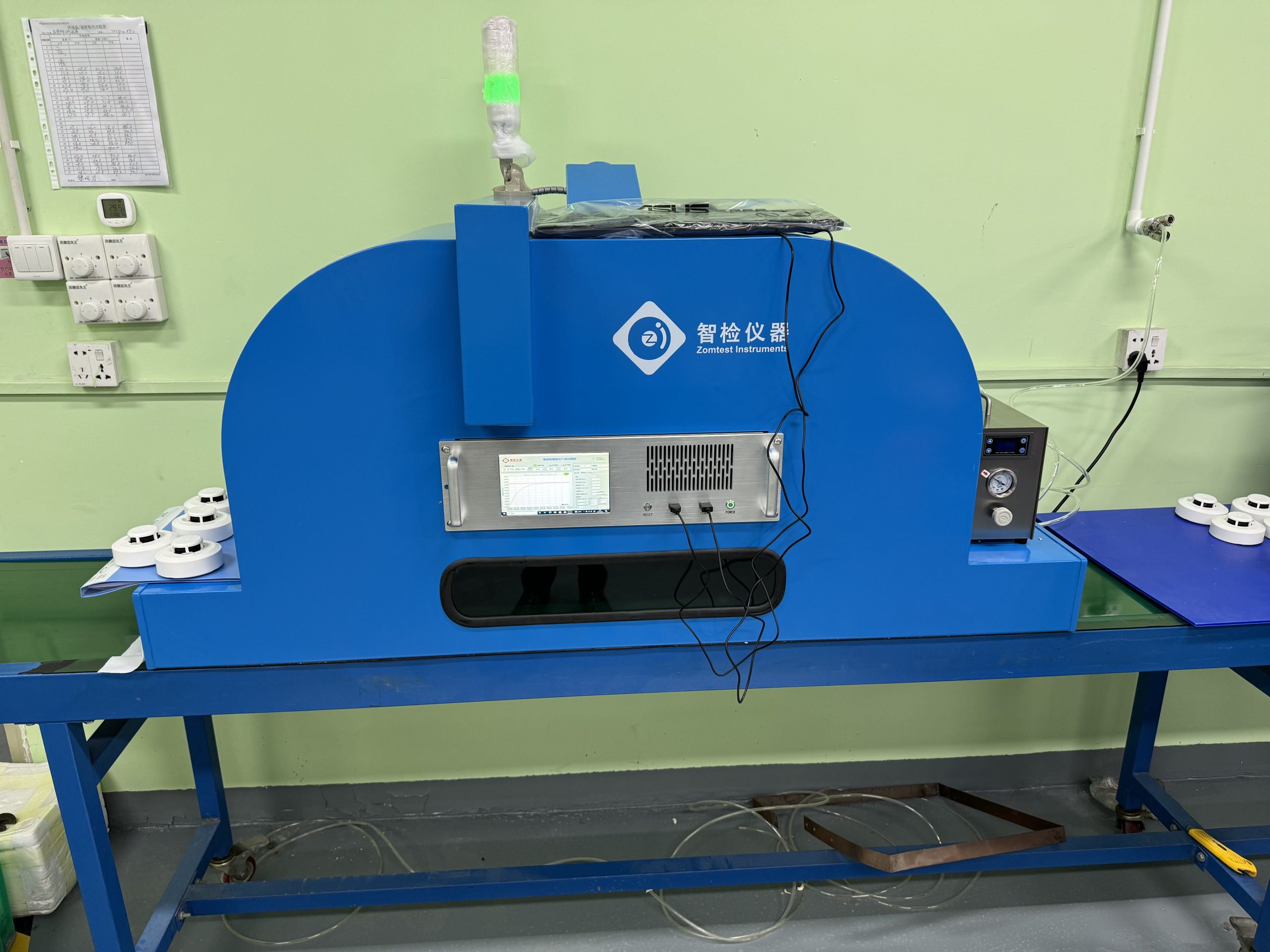 Smoke Alarm Production Test Tunnel – 智检仪器专业生产销售烟雾报警器探测器测试标准烟箱